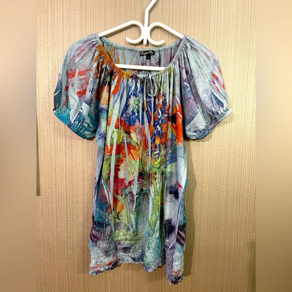 Jessica Max USA floral top